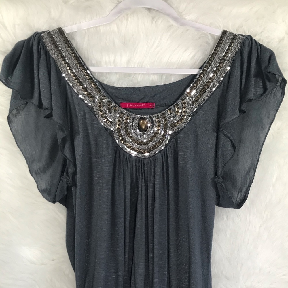 Julie’s Closet Beaded Blouse